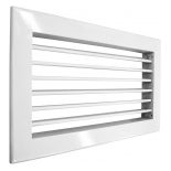 1VA-1000х500 решетка однорядная алюминиевая