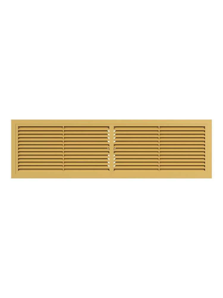Решетка вентиляционная РП. фланец 432х117 переточная 455х133 пластик Beige ERA