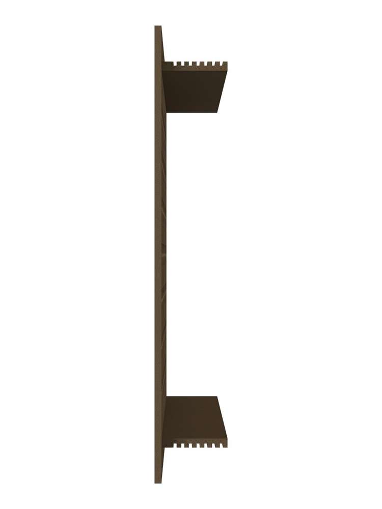 Решетка вентиляционная DP AL сетка переточная 480х100 алюминий Dark bronze ERA