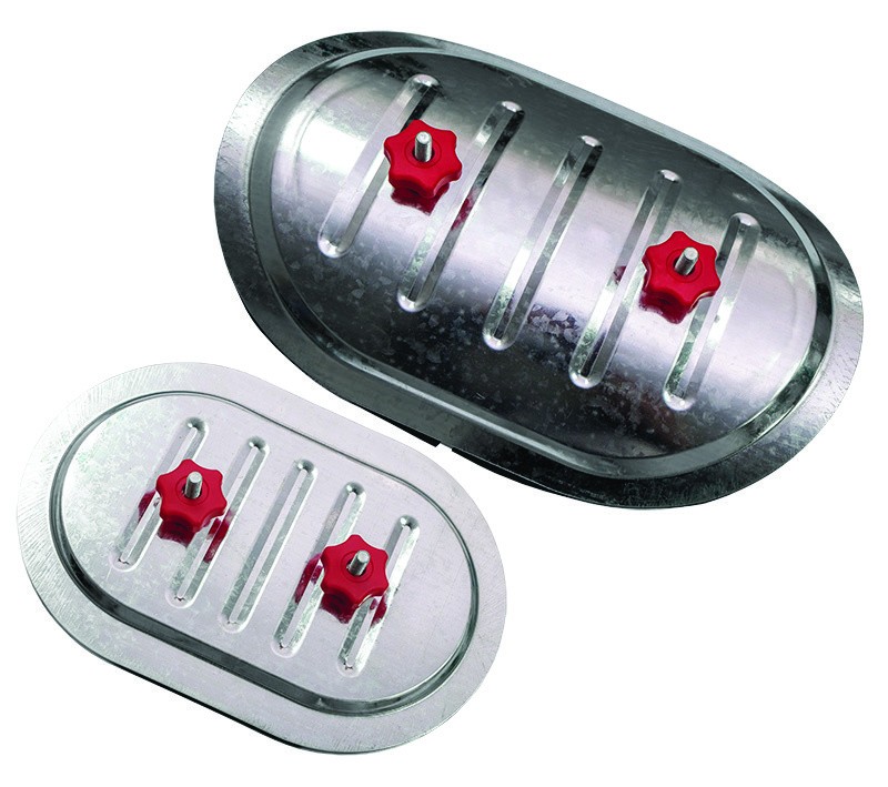 Лючок накладной FAD 200*100 mm RED
