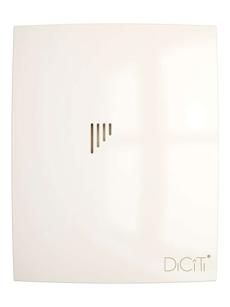 Вентилятор накладной BREEZE D100 обратный клапан Ivory DICITI