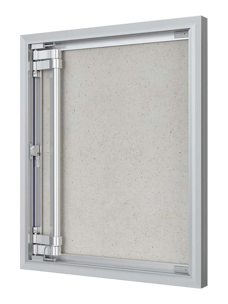 Люк ревизионный D C ERAmo Optimum 500х600 скрытый монтаж петля алюминий EVECS