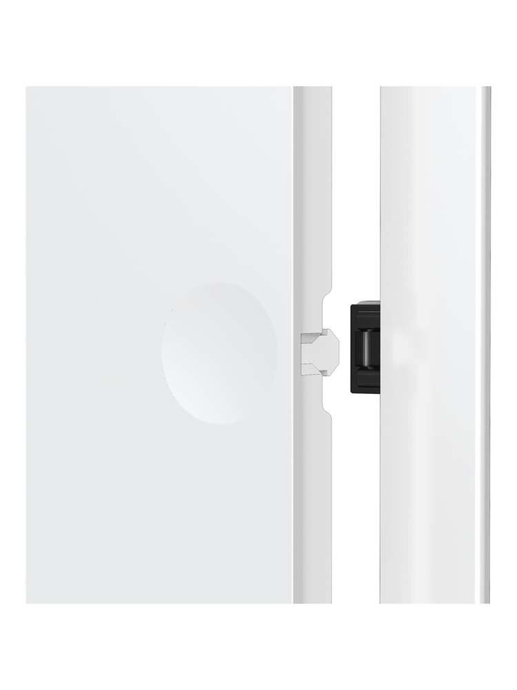 Люк ревизионный LN фланец 200x200 нажимной 224х224 пластик EVECS