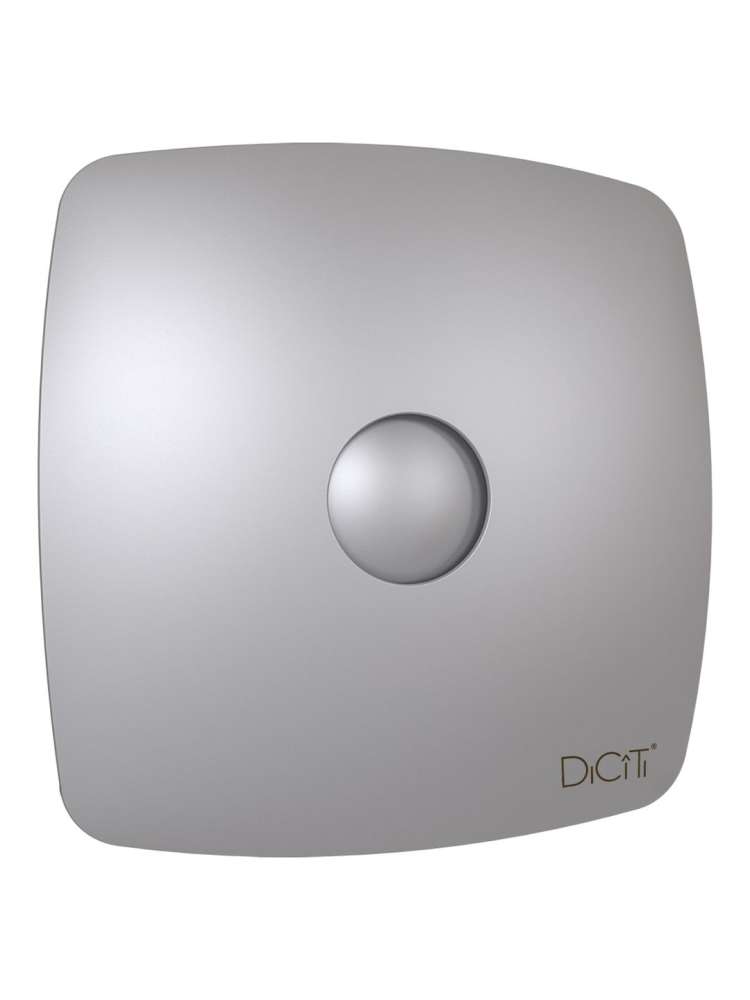 Вентилятор накладной RIO D100 обратный клапан Gray metal DICITI