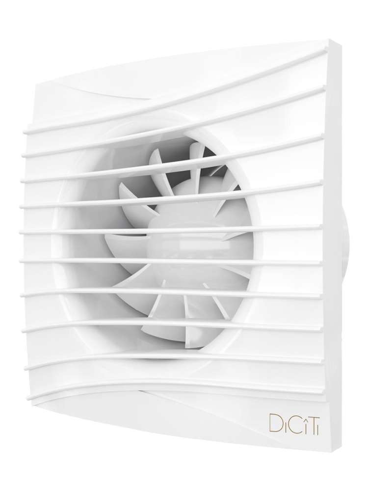 Вентилятор накладной SILENT D125 обратный клапан turbo DICITI