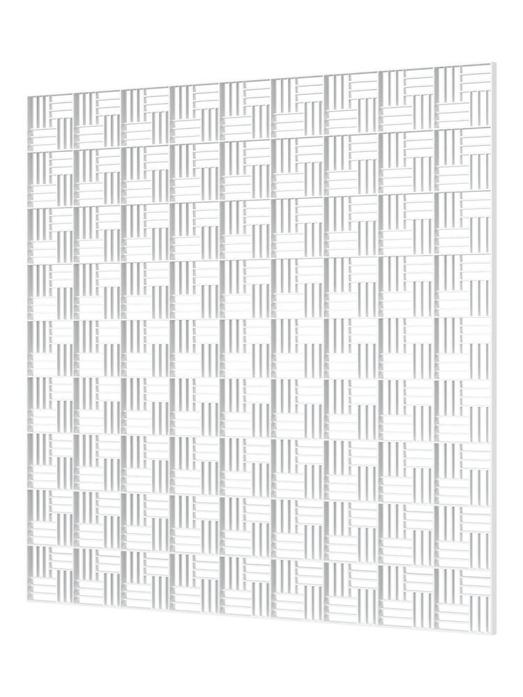 Решетка вентиляционная ПДП fusion потолочная 595х595 пластик ERA