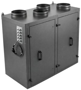 Приточно-вытяжная установка с роторным рекуператором RWN-RR-4000(50c)-ЕС-НЕ8,6-Vertical(N)